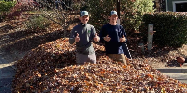 Property clean up by Edison Landscaping in Raleigh NC.