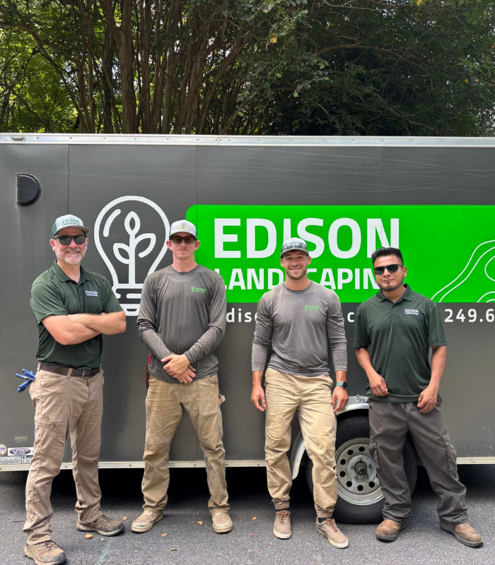Supervisor support in front of trailer